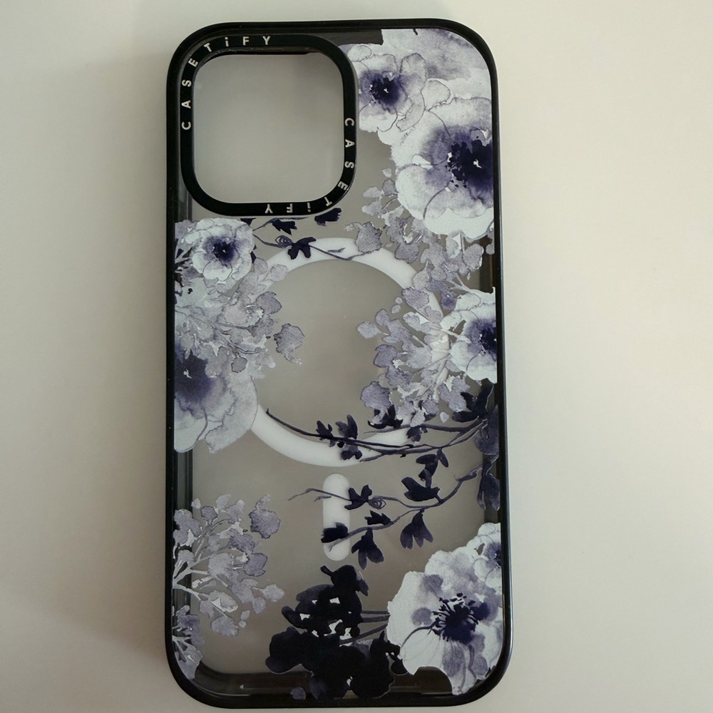 Casetify Monochrome Floral Phone Case - iPhone 14 Pro Max